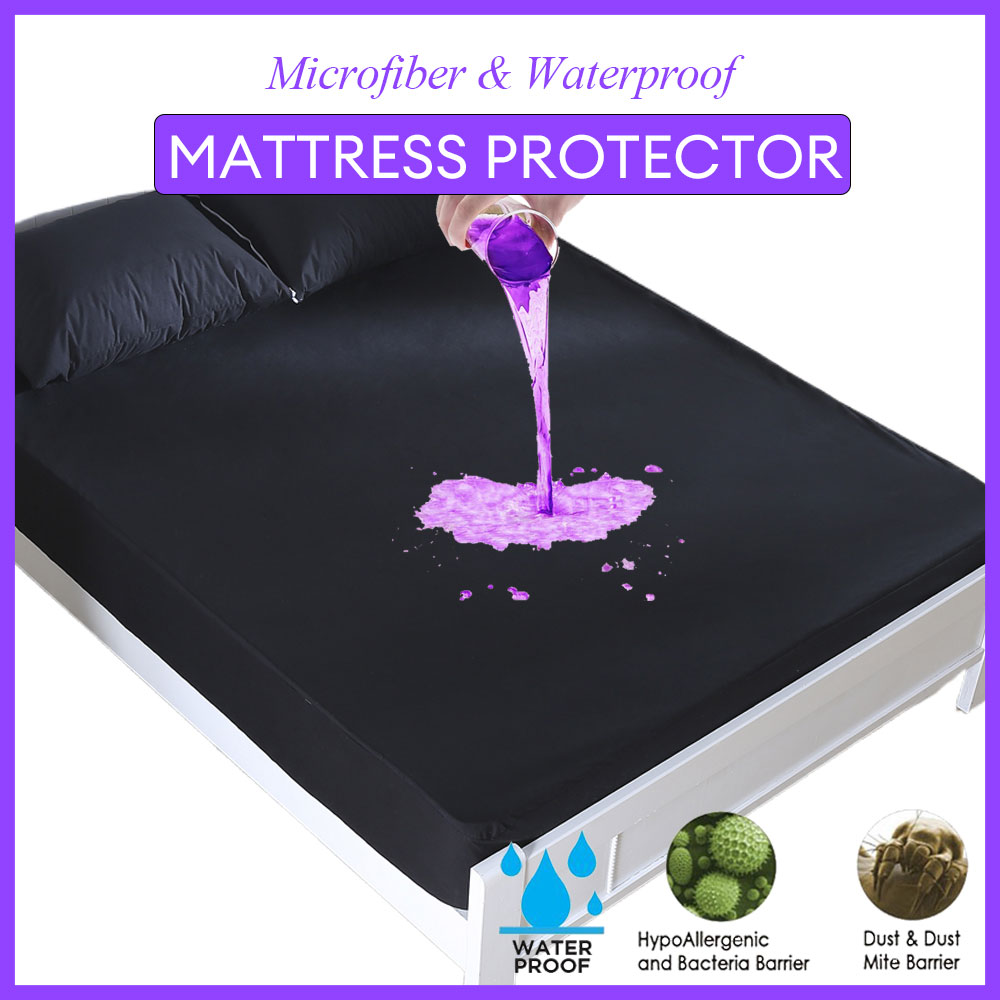 Mattress Pad Topper - Solid Mattress Protector Waterproof Sheet Cover