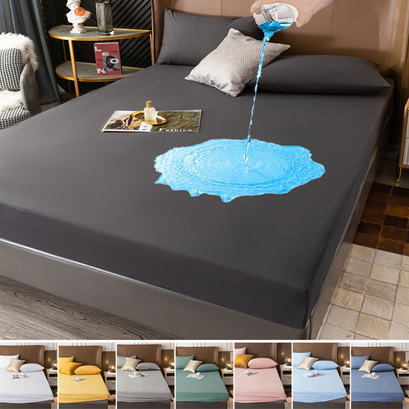 Mattress Pad Topper - 100% Waterproof Mattress Covers Protector Adjustable