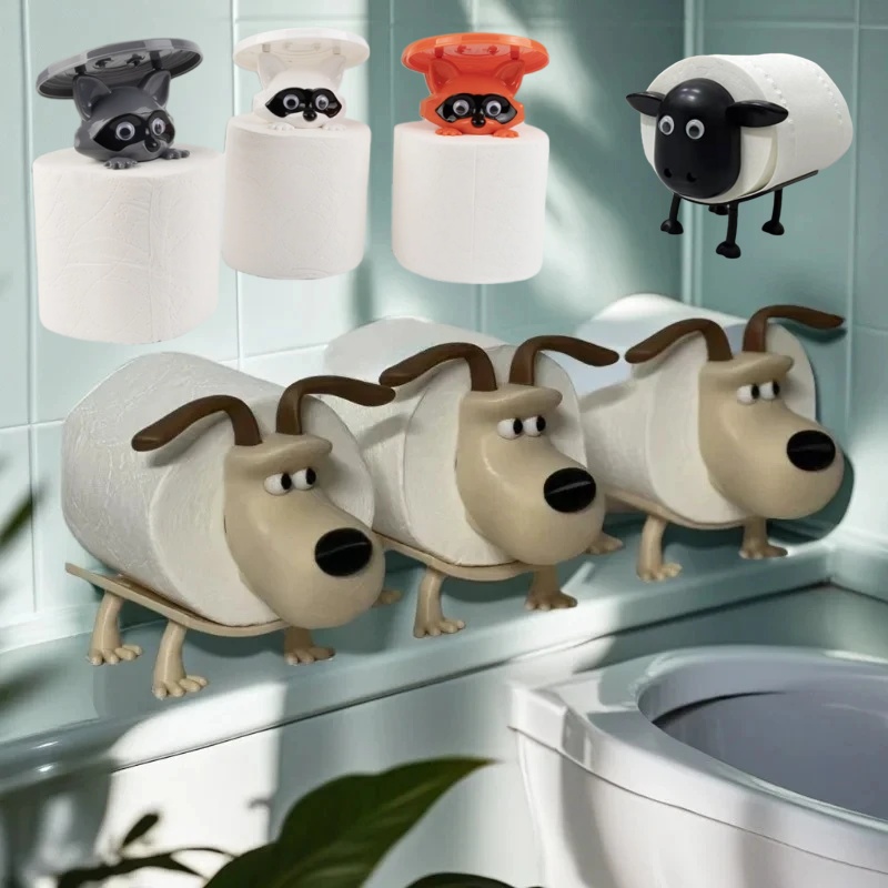 Xt Home Textiles - Fun Dog Raccoon Sheep Toilet Paper