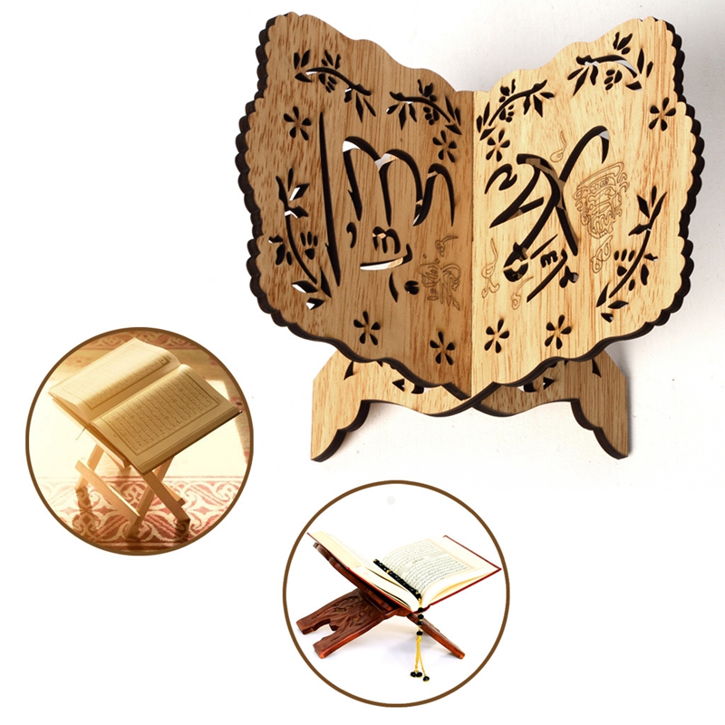 Wooden Eid Al-Fitr Islamic Bib - Home Quran ulasan dan harga
