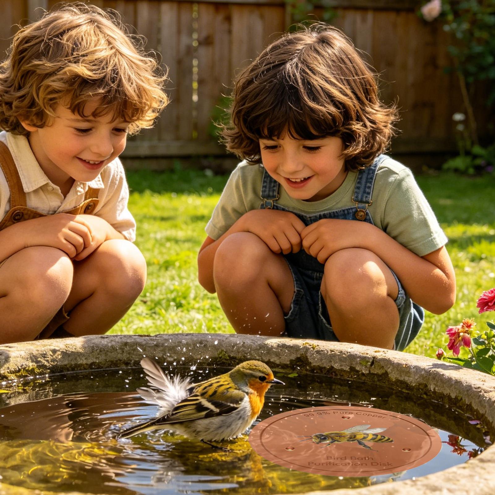 10cm Bee P attern Bird Bath Di - P & C Home Textiles Usa ulasan dan harga