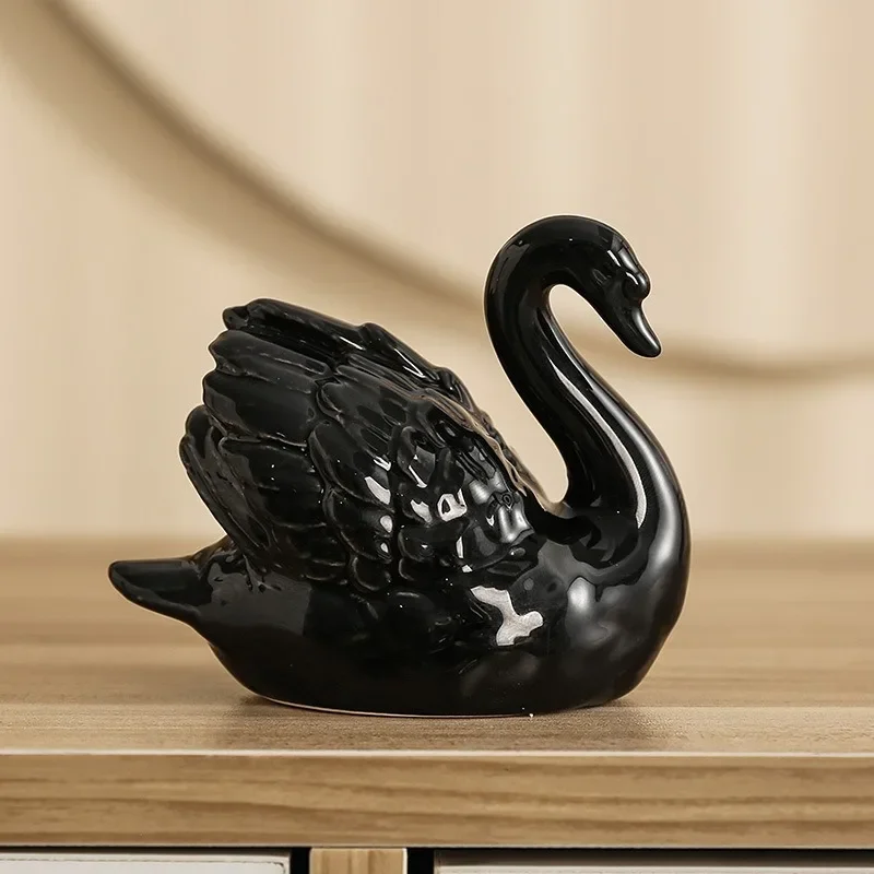 Couple Swan Ceramic Jewelry Cr - Xt Home Textiles ulasan dan harga