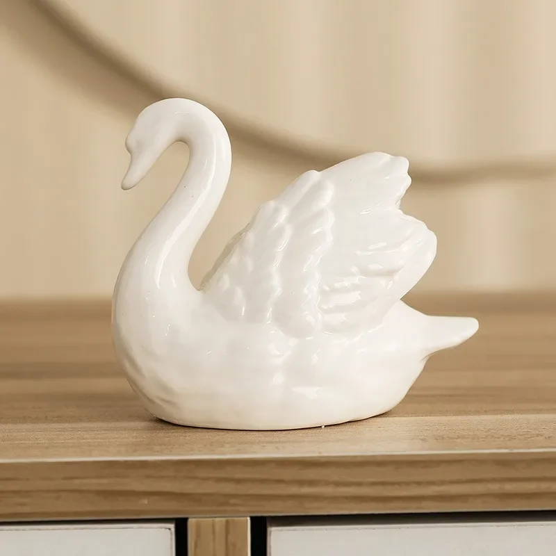 Couple Swan Ceramic Jewelry Cr - Xt Home Textiles ulasan dan harga
