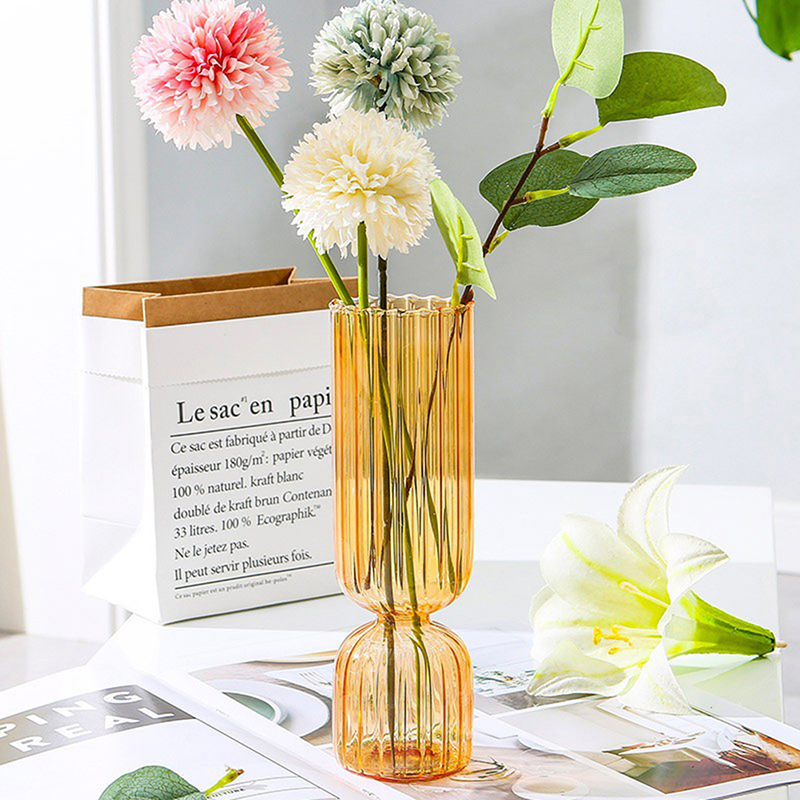 Nordic Glass Vase Small Glass  - Xt Home Textiles ulasan dan harga