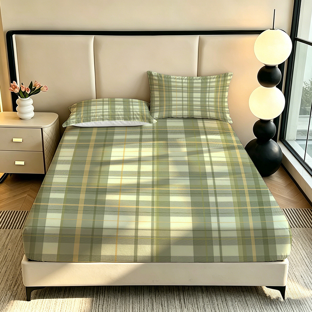 90G 3-Piece Bedding Set 1 Fitt - Bed Sheet Microfiber ulasan dan harga