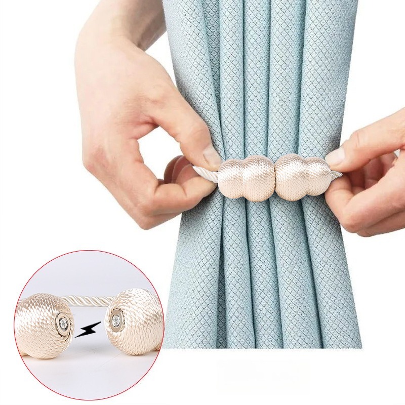 2pcs Magnetic Curtain Tiebacks - Xt Home Textiles ulasan dan harga
