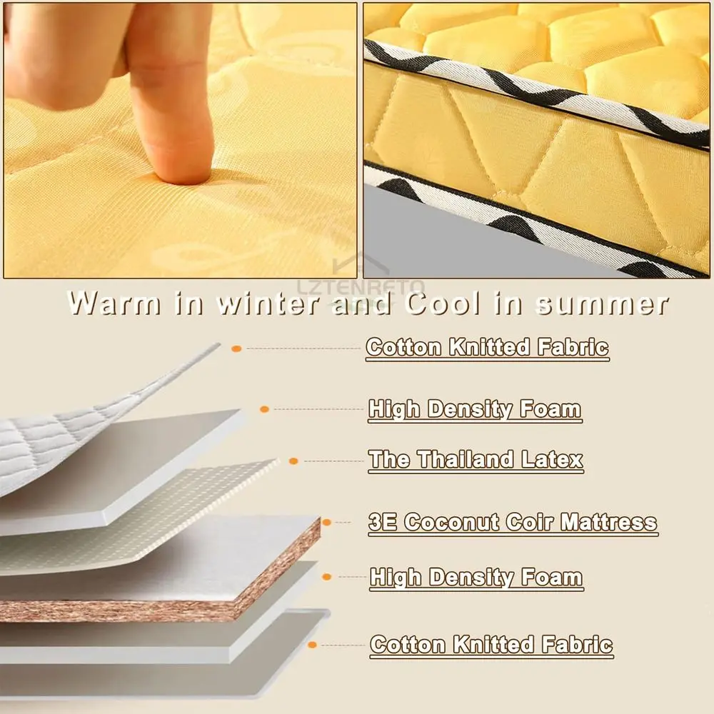 Coir Mattress Pad, 3 Palm Matt - Mattress Pad Topper ulasan dan harga