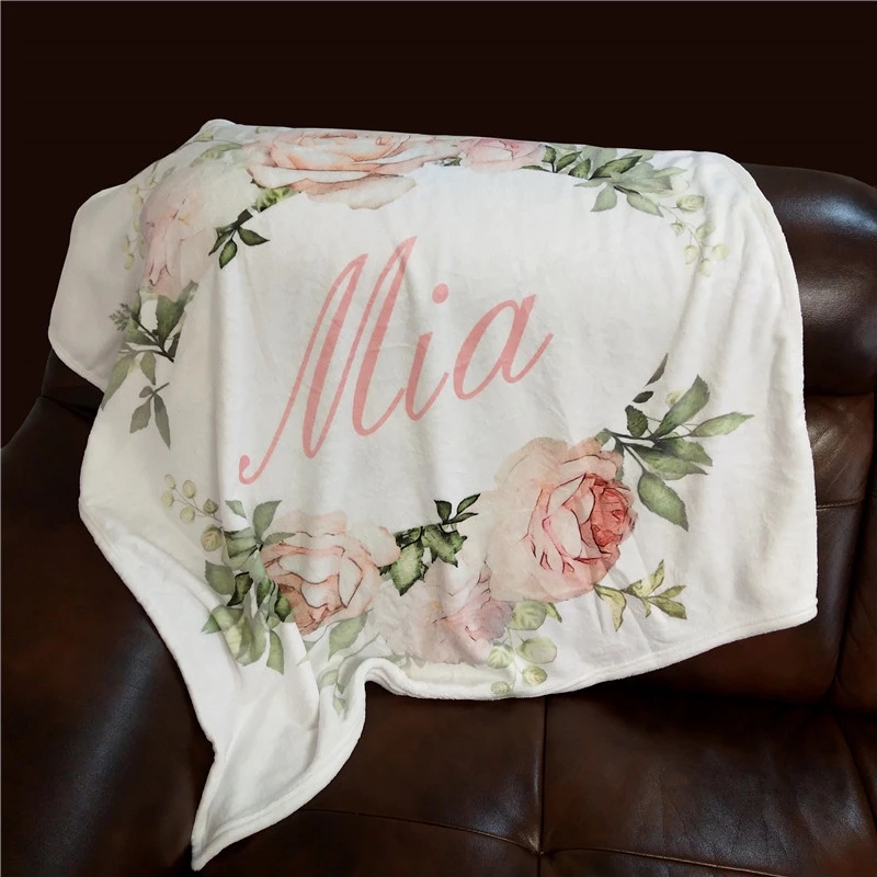 Name Personalized Baby Flannel - Bed Sheet Microfiber ulasan dan harga