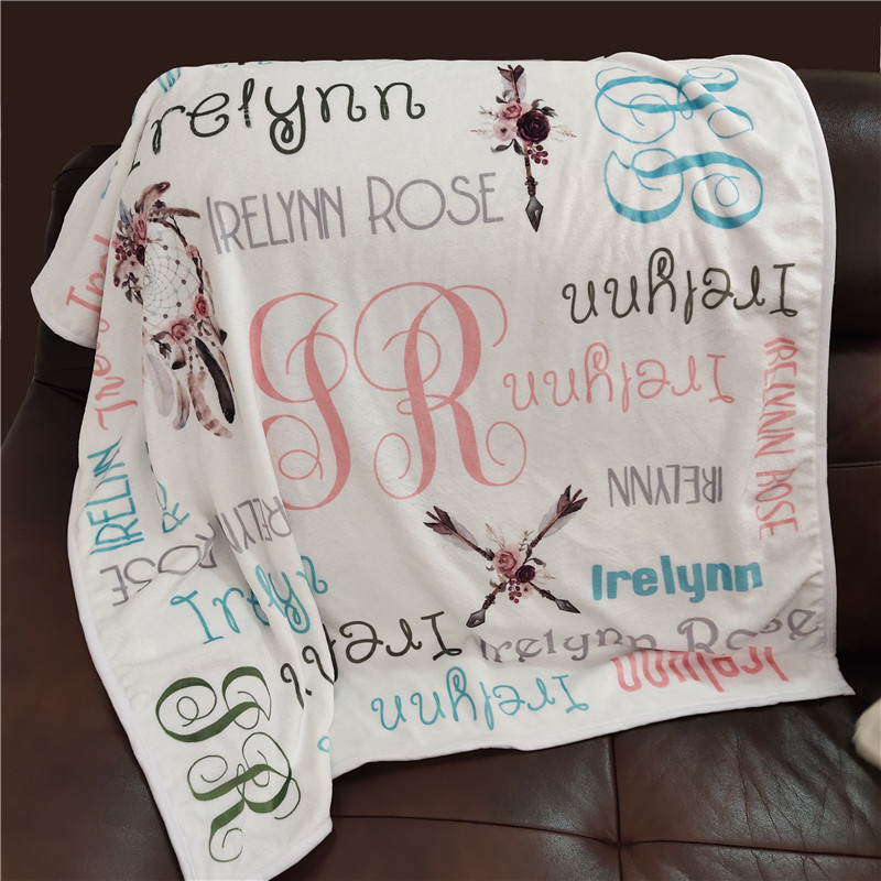 Name Personalized Baby Flannel - Bed Sheet Microfiber ulasan dan harga