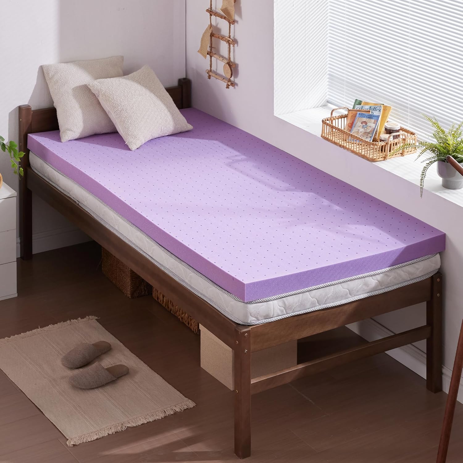 Gel Memory Foam Mattress Toppe - Memory Foam Topper ulasan dan harga