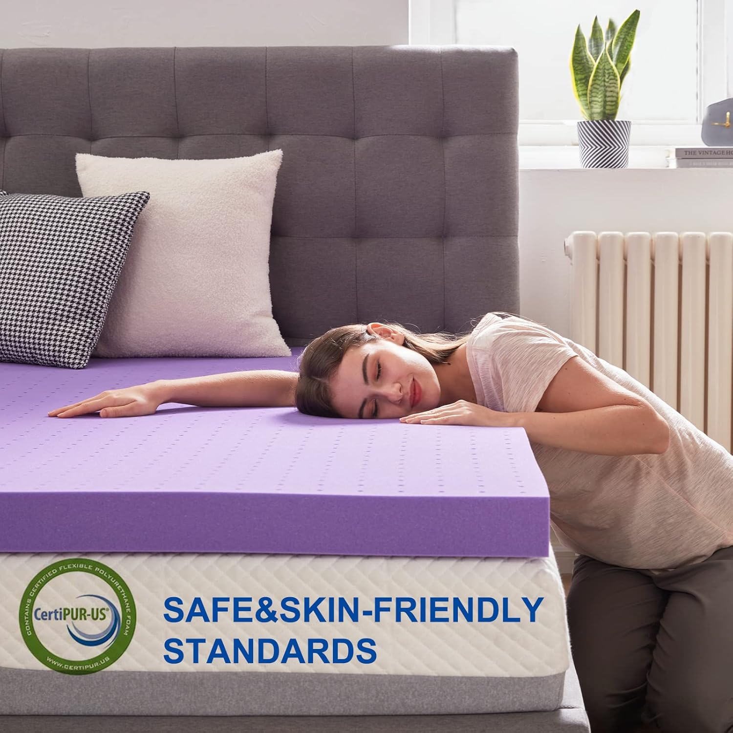 Gel Memory Foam Mattress Toppe - Memory Foam Topper ulasan dan harga