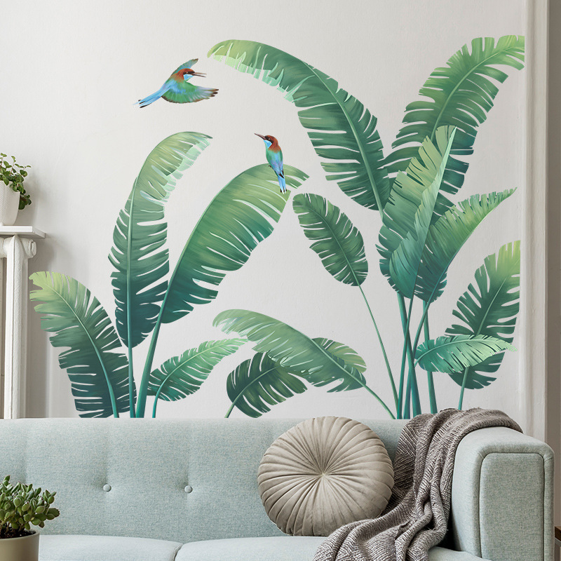 Tropical Plant Banana Leaf Vin - Xt Home Textiles ulasan dan harga