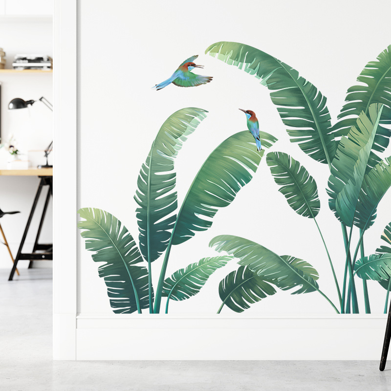 Tropical Plant Banana Leaf Vin - Xt Home Textiles ulasan dan harga