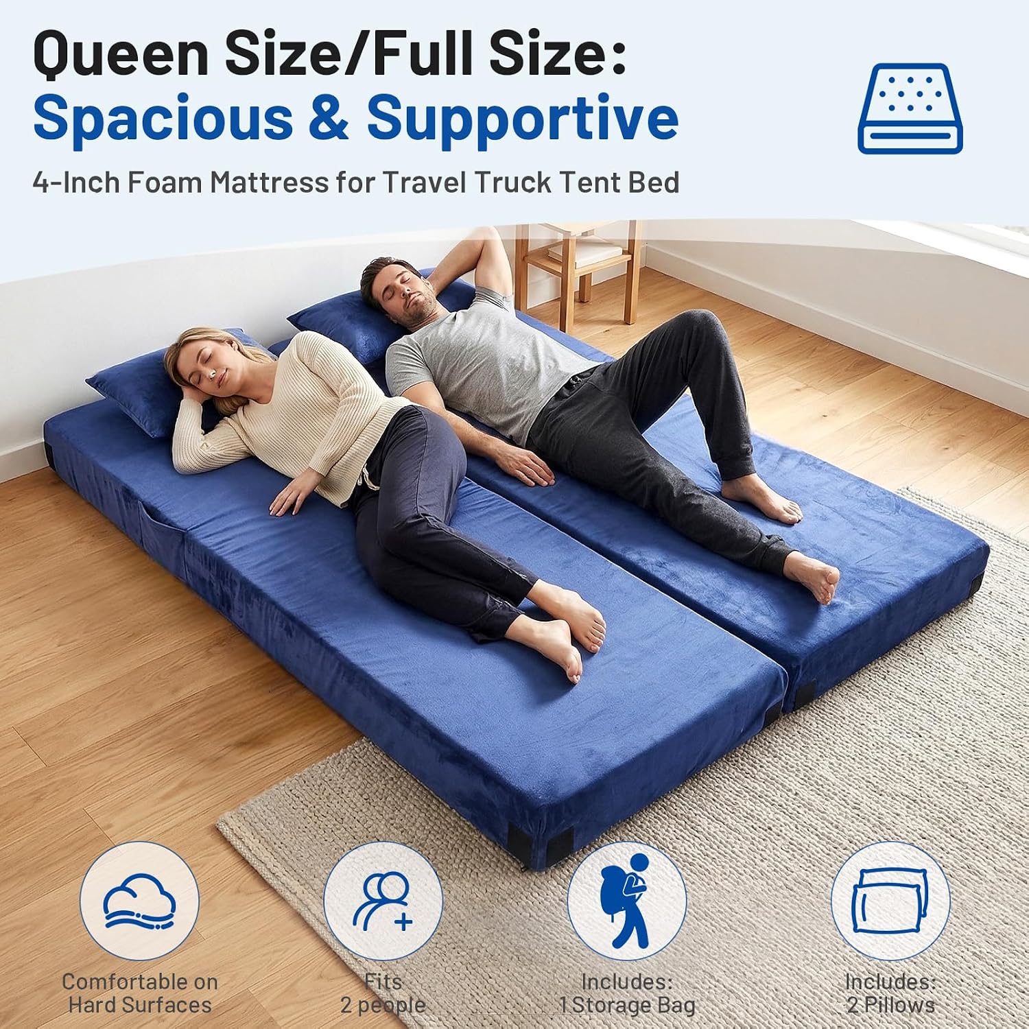 Memory Foam Camping Mattress P - Memory Foam Topper ulasan dan harga