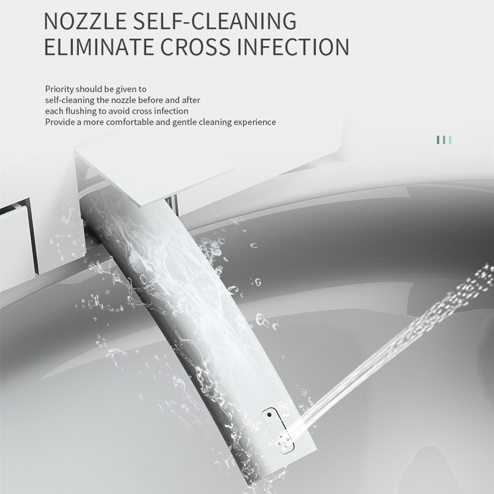 Smart Toilet-Heated Seat Dual- - P & C Home Textiles Usa ulasan dan harga