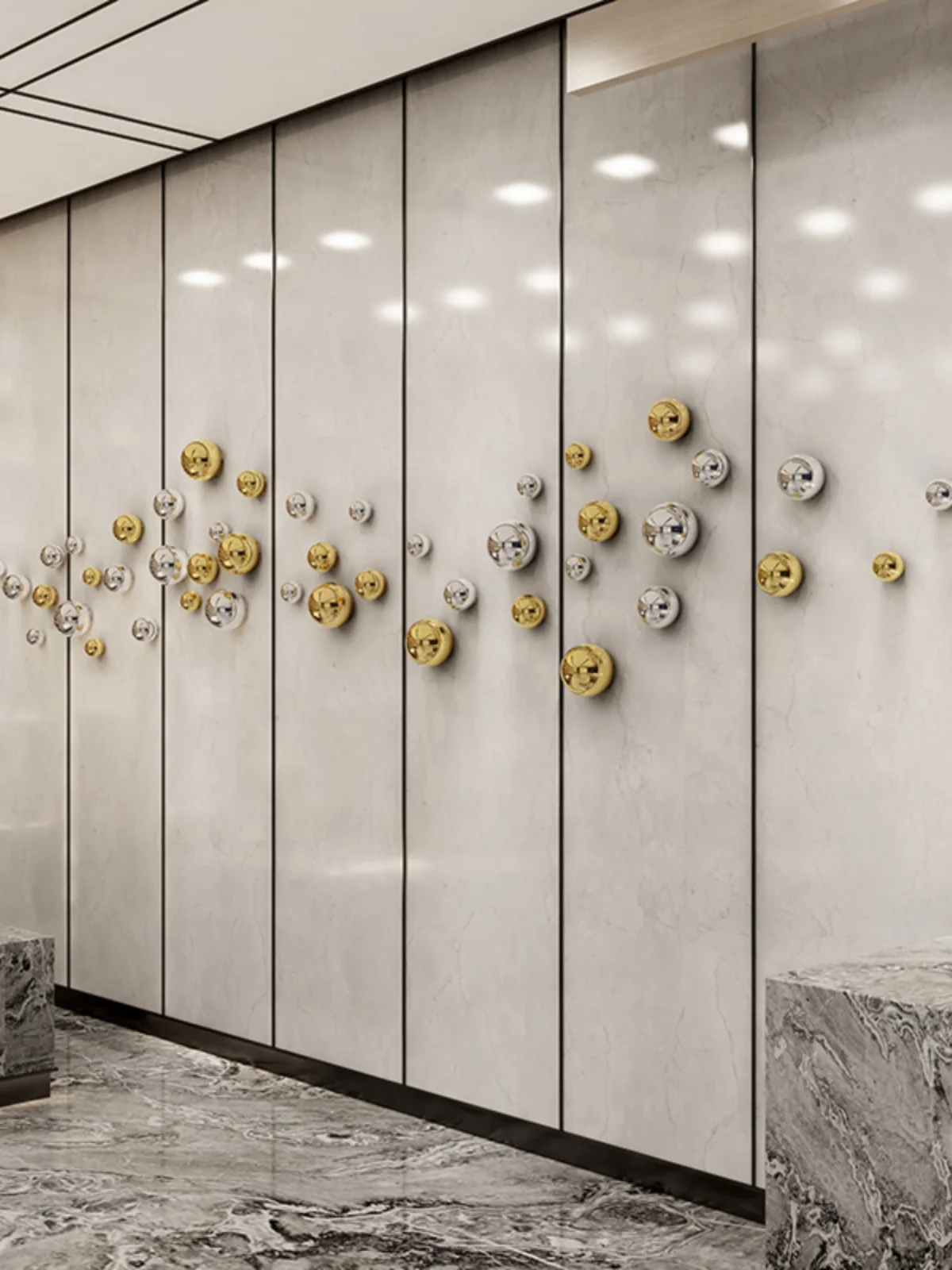 Wall Decor Imitation Stainless - Xt Home Textiles ulasan dan harga