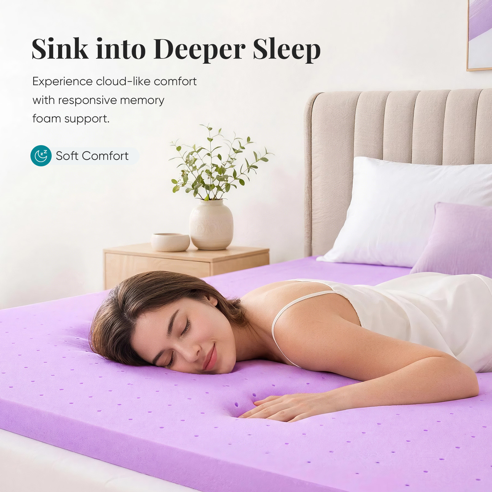 JHK 1.5 Inch Cooling Memory Fo - Memory Foam Topper ulasan dan harga