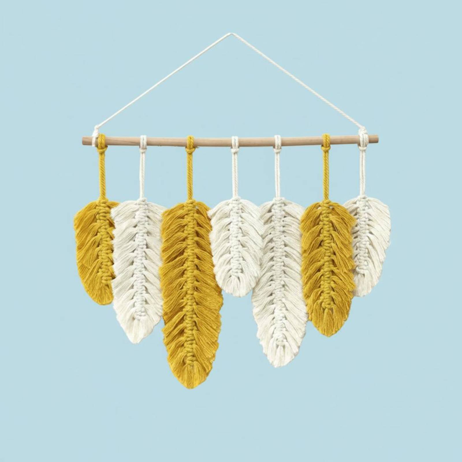 Macrame Feather Wall Hanging H - Home Textiles And Decor ulasan dan harga