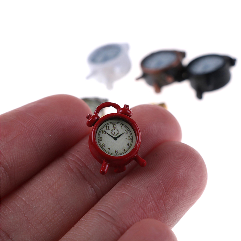 1pc 1:12 Metal Doll Alarm Cloc - Xt Home Textiles ulasan dan harga